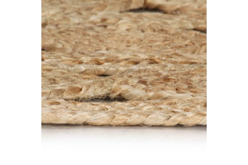 beBasic håndlavet gulvtæppe 180 cm flettet jute - Brun - Sisaltæpper - Jutemåtter & hampemåtter