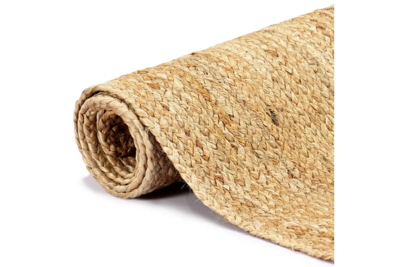 beBasic håndlavet gulvtæppe 180x250 cm jute - Brun - Tekstiler - Tæpper - Moderne tæppe - Sisaltæpper