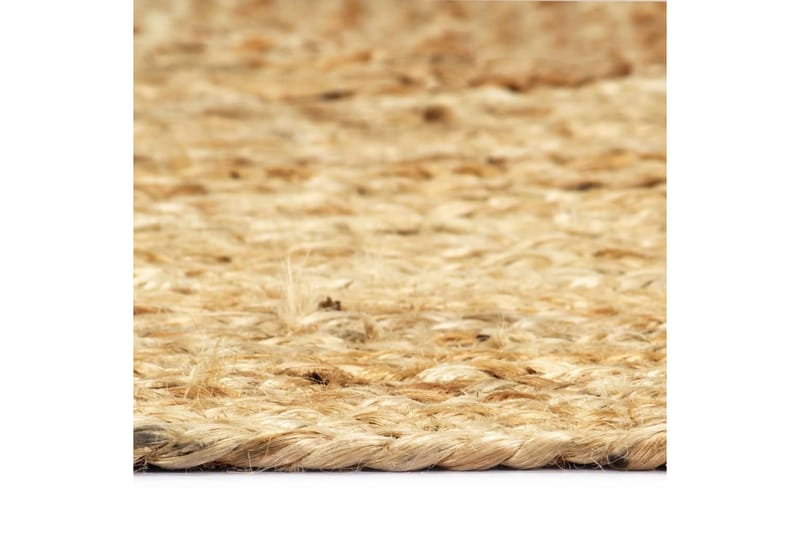 beBasic håndlavet gulvtæppe 180x250 cm jute - Brun - Tekstiler - Tæpper - Moderne tæppe - Sisaltæpper