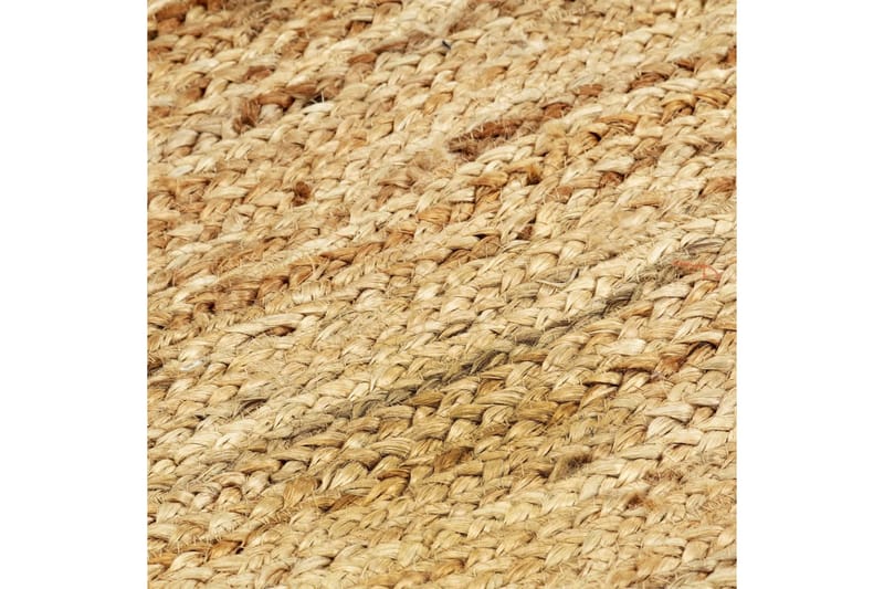 beBasic håndlavet gulvtæppe 180x250 cm jute - Brun - Tekstiler - Tæpper - Moderne tæppe - Sisaltæpper