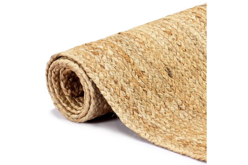 beBasic håndlavet gulvtæppe 200x300 cm jute - Brun - Tekstiler - Tæpper - Moderne tæppe - Sisaltæpper