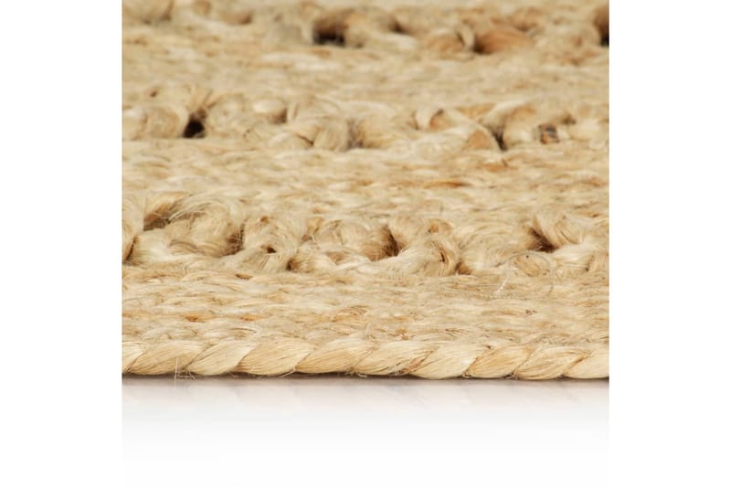 beBasic håndlavet gulvtæppe 210 cm flettet jute - Brun - Sisaltæpper - Jutemåtter & hampemåtter