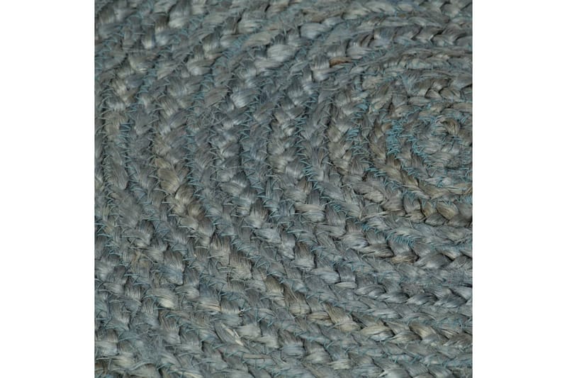 beBasic håndlavet gulvtæppe 210 cm rundt jute olivengrøn - GrÃ¸n - Sisaltæpper - Jutemåtter & hampemåtter