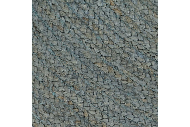 beBasic håndlavet gulvtæppe 240 cm rundt jute olivengrøn - GrÃ¸n - Sisaltæpper - Jutemåtter & hampemåtter