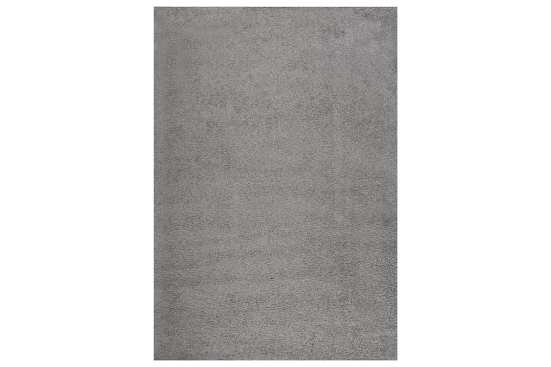beBasic shaggy gulvtæppe 160x230 cm høje luv gr�å - GrÃ¥ - Ryatæpper