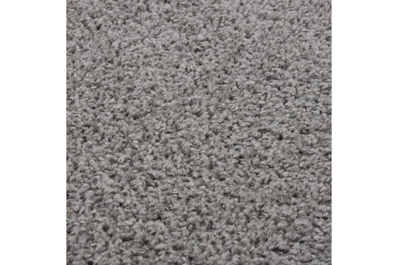 beBasic shaggy gulvtæppe 160x230 cm høje luv grå - GrÃ¥ - Ryatæpper