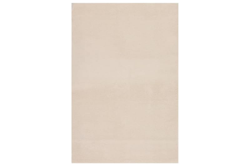 beBasic shaggy gulvtæppe 200x290 cm skridsikkert og vaskbart beige - Beige - Mønstrede tæpper - Wiltontæpper