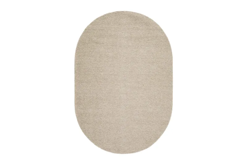 Bilke Uldtæppe 240x340 cm Aflang, Beige