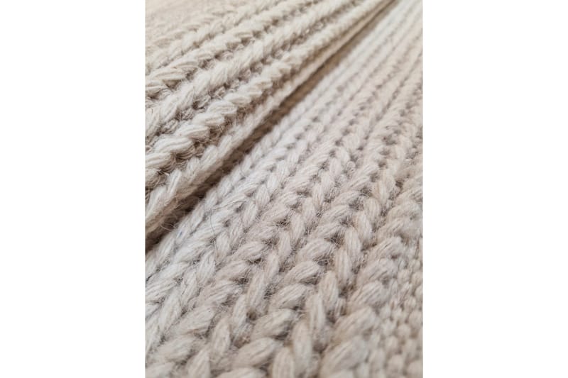 Bilke Uldtæppe 240x340 cm Aflang - Hvid - Tekstiler - Tæpper - Moderne tæppe - Uldtæppe