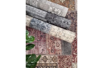 Binni Wiltontæppe 80x150 cm - Flerfarvet - Tekstiler - Tæpper - Orientalske tæpper - Patchwork tæppe