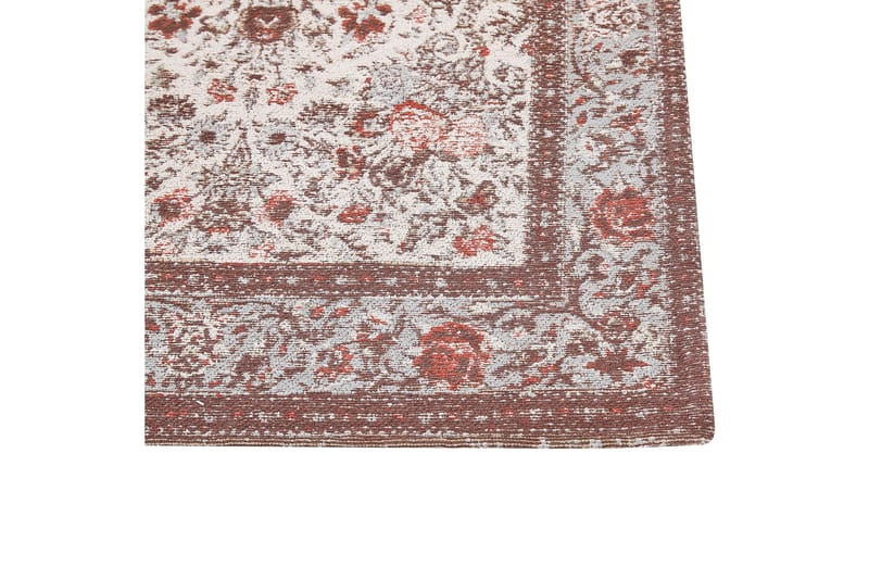 Binnisz Ryetæppe 80x150 cm - Rød - Tekstiler - Tæpper - Moderne tæppe - Bomuldstæpper