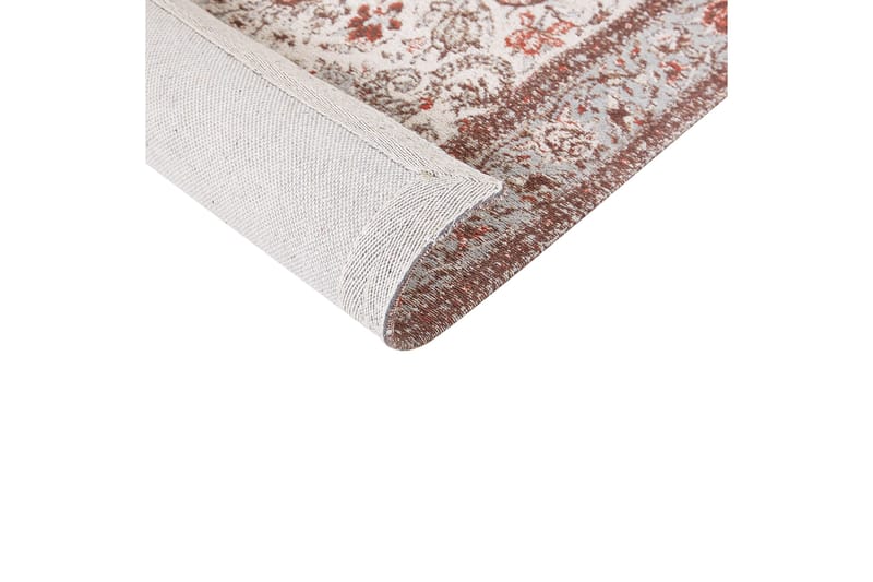 Binnisz Ryetæppe 80x150 cm - Rød - Tekstiler - Tæpper - Moderne tæppe - Bomuldstæpper