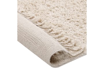 Bitlis Ryetæppe 140x200 cm - Beige - Tekstiler - Tæpper - Moderne tæppe - Bomuldstæpper