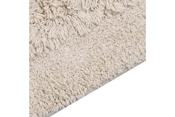Bitlis Ryetæppe 140x200 cm - Beige - Tekstiler - Tæpper - Moderne tæppe - Bomuldstæpper