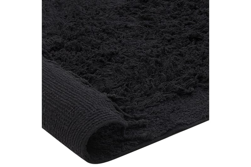 Bitlis Ryetæppe 140x200 cm - Sort - Tekstiler - Tæpper - Moderne tæppe - Bomuldstæpper