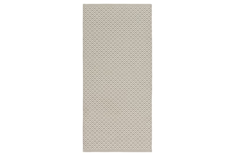 Björkö Uldtæppe 75x300 cm Rektangulært - Grå - Tekstiler - Tæpper - Moderne tæppe - Uldtæppe