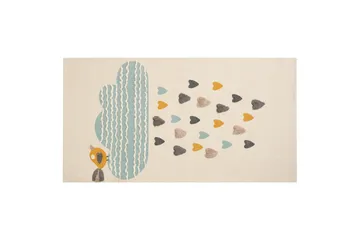 Blang Bomuldstæppe 80x150 cm - Beige - Tekstiler - Børnetekstiler - Børnetæpper