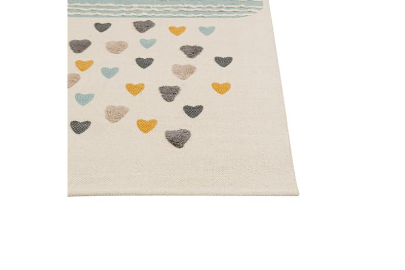 Blang Bomuldstæppe 80x150 cm - Beige - Tekstiler - Tæpper - Moderne tæppe - Bomuldstæpper