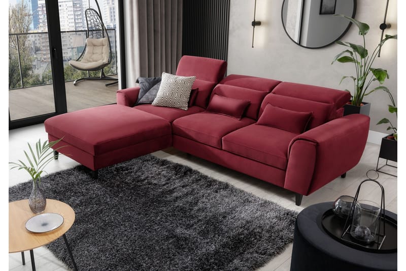 Blodwen Tæppe Rektangulært 220x160 cm - Sort - Tekstiler - Tæpper - Moderne tæppe - Ryatæpper