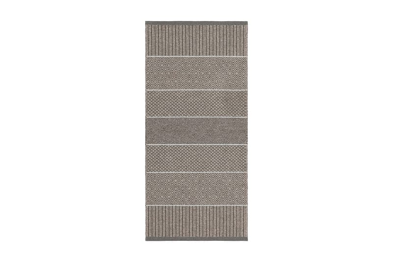 Alice Mixed Bomuldstæppe 200x250 cm Mørkgrå - Horredsmattan - Tekstiler - Tæpper - Moderne tæppe - Bomuldstæpper