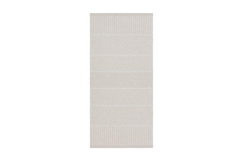 Alice Mixed Bomuldstæppe 70x250 cm Offwhite - Horredsmattan - Tekstiler - Tæpper - Moderne tæppe - Bomuldstæpper