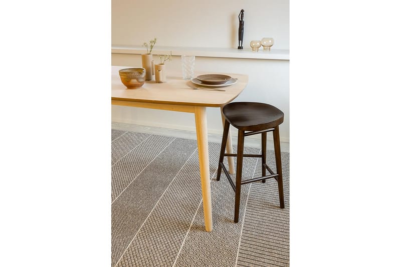 Alice Mixed Bomuldstæppe 70x350 cm Mørkgrå - Horredsmattan - Tekstiler - Tæpper - Moderne tæppe - Bomuldstæpper