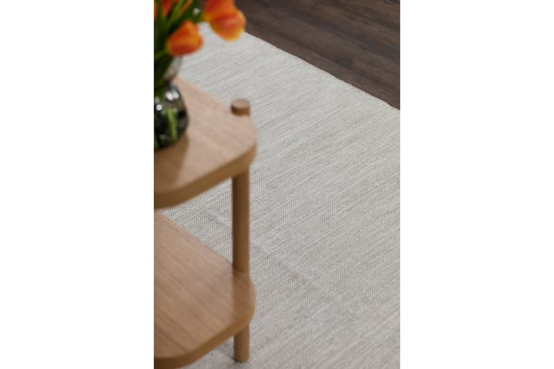 Borgholm Bomuldstæppe 75x150 cm - Sølv - Tekstiler - Tæpper - Moderne tæppe - Bomuldstæpper
