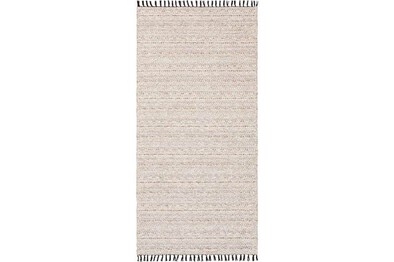 Cotton Tova Bomuldstæppe 70x150 cm Beige - Horredsmattan - Bomuldstæpper