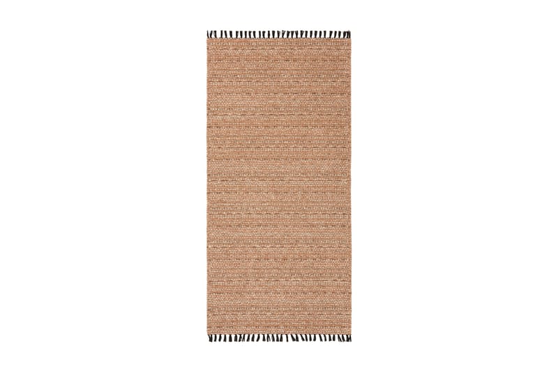 Cotton Tova Bomuldstæppe 70x150 cm Rust - Horredsmattan - Tekstiler - Tæpper - Moderne tæppe - Bomuldstæpper