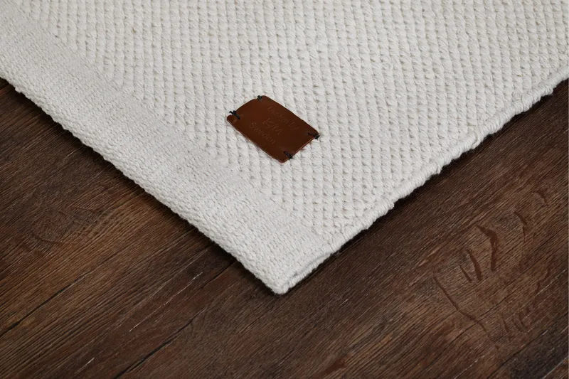 Hemsero Bomuldstæppe 160x230 cm - Hvid - Tekstiler - Tæpper - Moderne tæppe - Bomuldstæpper