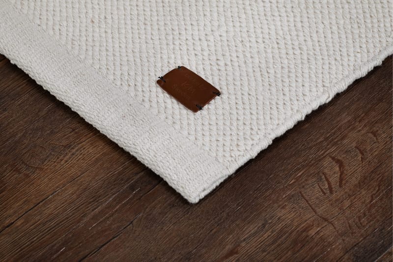 Hemsero Bomuldstæppe 160x230 cm - Hvid - Tekstiler - Tæpper - Moderne tæppe - Bomuldstæpper