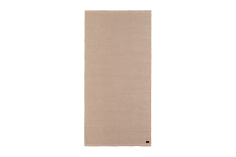 Hemsero Bomuldstæppe 75x250 cm - Lysebrun - Tekstiler - Tæpper - Moderne tæppe - Bomuldstæpper
