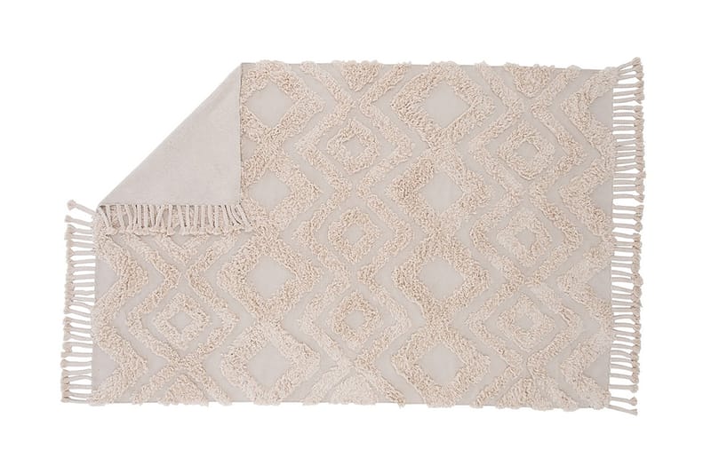 Hilma Bomuldstæppe 230x160 cm - Offwhite - Tekstiler - Tæpper - Moderne tæppe - Bomuldstæpper