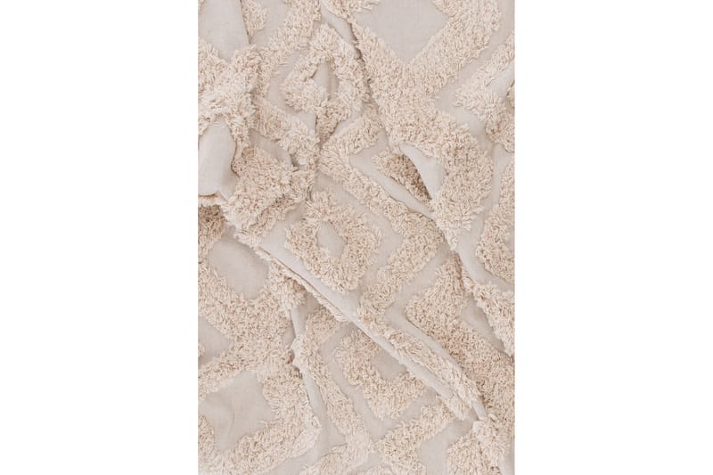 Hilma Bomuldstæppe 230x160 cm - Offwhite - Bomuldstæpper