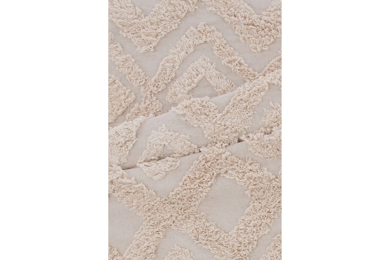Hilma Bomuldstæppe 230x160 cm - Offwhite - Tekstiler - Tæpper - Moderne tæppe - Bomuldstæpper