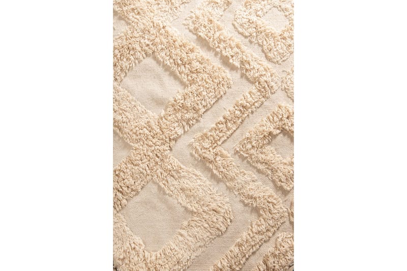 Hilma Bomuldstæppe 230x160 cm - Offwhite - Tekstiler - Tæpper - Moderne tæppe - Bomuldstæpper