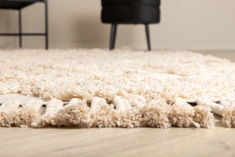 Hilma Bomuldstæppe 230x160 cm - Offwhite - Tekstiler - Tæpper - Moderne tæppe - Bomuldstæpper