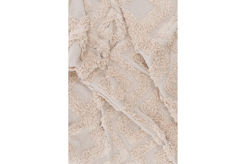 Hilma Bomuldstæppe 230x160 cm - Offwhite - Tekstiler - Tæpper - Moderne tæppe - Bomuldstæpper