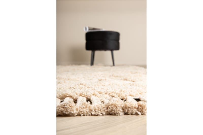 Hilma Bomuldstæppe 230x160 cm - Offwhite - Tekstiler - Tæpper - Moderne tæppe - Bomuldstæpper