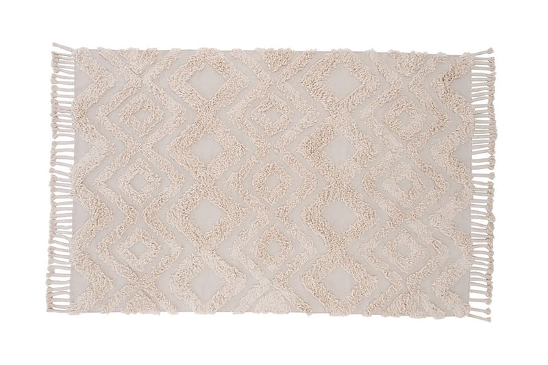 Hilma Bomuldstæppe 300x200 cm - Offwhite - Tekstiler - Tæpper - Moderne tæppe - Bomuldstæpper