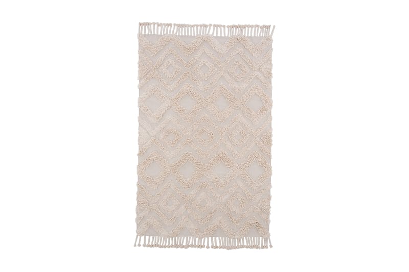Hilma Bomuldstæppe 300x200 cm - Offwhite - Tekstiler - Tæpper - Moderne tæppe - Bomuldstæpper