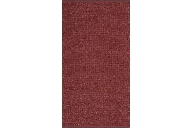 Marion Bomuldstæppe 80x150 cm Rød - Horredsmattan - Bomuldstæpper