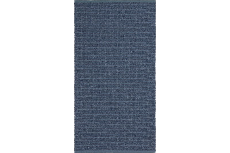 Marion Bomuldstæppe 80x250 cm Blå - Horredsmattan - Tekstiler - Tæpper - Moderne tæppe - Bomuldstæpper