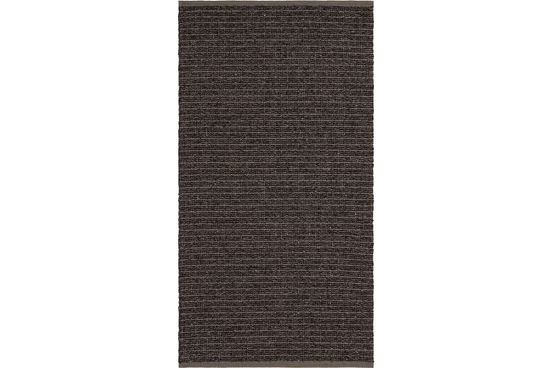 Marion Bomuldstæppe 80x250 cm Sort - Horredsmattan - Tekstiler - Tæpper - Moderne tæppe - Bomuldstæpper