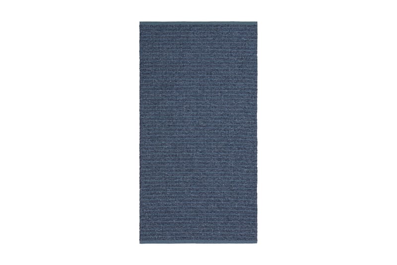 Marion Bomuldstæppe 80x350 cm Blå - Horredsmattan - Bomuldstæpper - Små tæpper