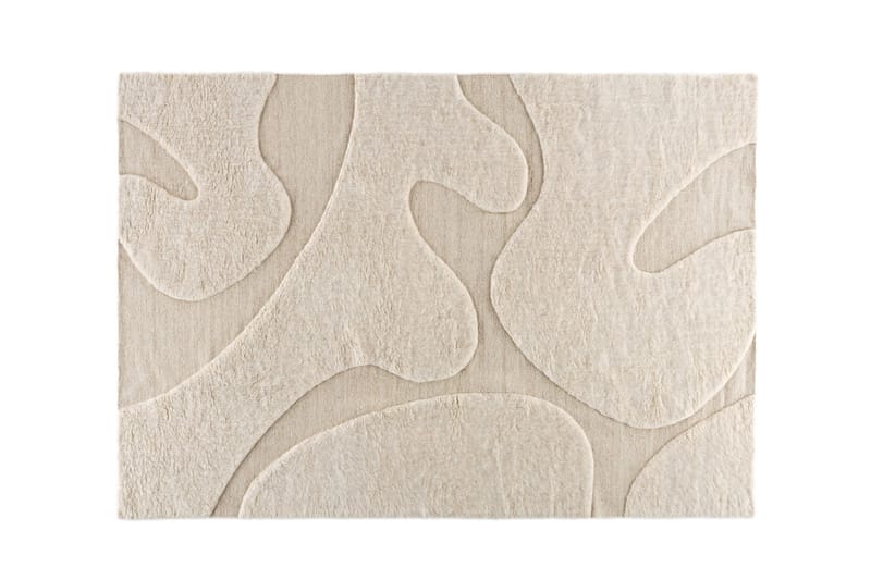 Boone Uldtæppe 160x230 cm, Beige