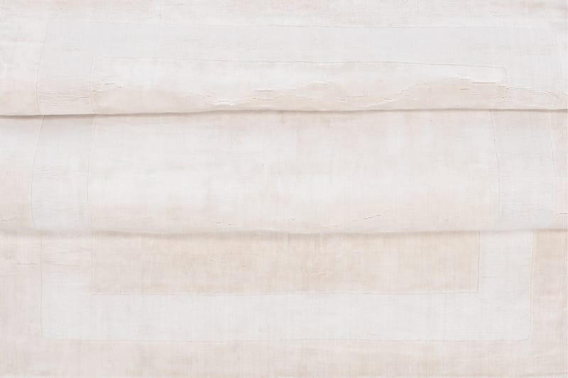 Boston Viskose Tæppe 160x230 cm - Hvid - Tekstiler - Tæpper - Moderne tæppe - Viskosetæpper & kunstsilketæpper