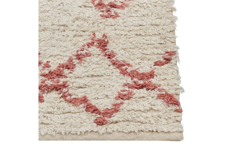 Buxar Bomuldstæppe 80x150 cm - Beige - Tekstiler - Tæpper - Moderne tæppe - Ryatæpper