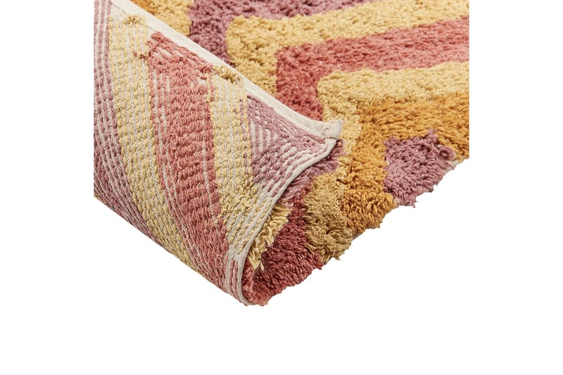 Canakkale Ryetæppe 140x200 cm - Beige - Tekstiler - Tæpper - Moderne tæppe - Bomuldstæpper