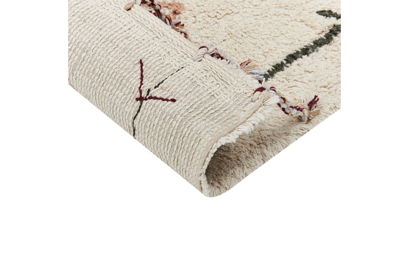 Corum Ryetæppe 140x200 cm - Beige - Tekstiler - Tæpper - Moderne tæppe - Bomuldstæpper